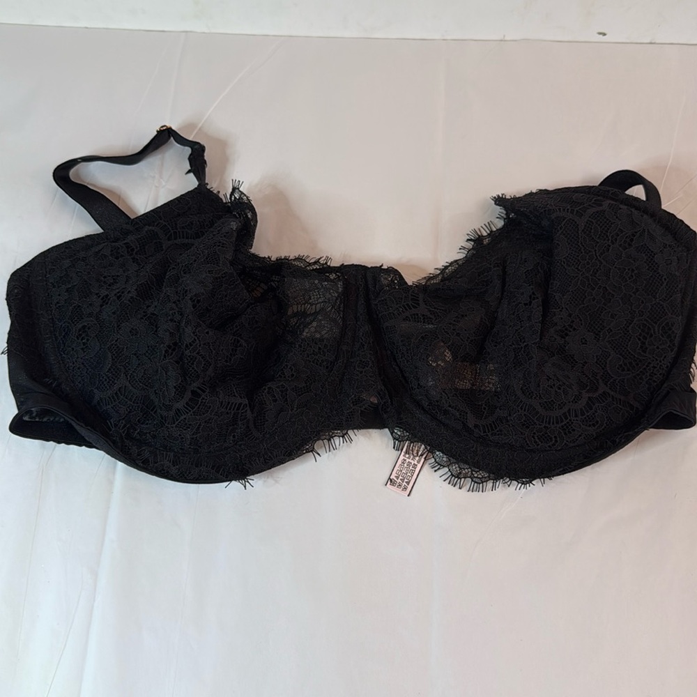 Black Lace Underwire Bra - Women Intimates